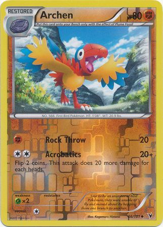 Archen 66 101 Uncommon Reverse Holo Black White 3 Noble Victories Reverse Holo Singles Archen 66 101 Uncommon Reverse Holo Black White 3 Noble Victories Reverse Holo Singles