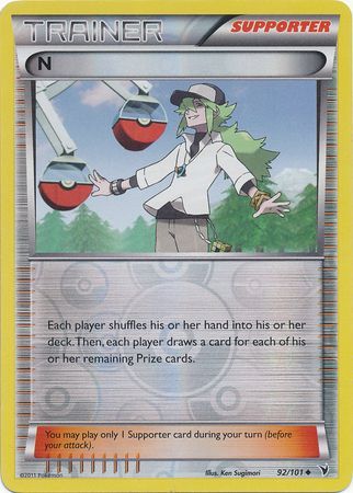 N 92 101 Uncommon Reverse Holo Black White 3 Noble Victories Reverse Holo Singles N 92 101 Uncommon Reverse Holo Black White 3 Noble Victories Reverse Holo Singles