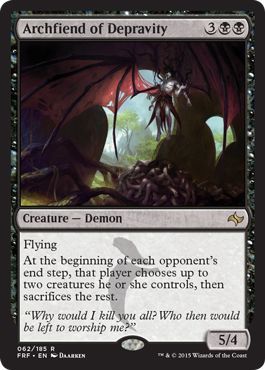 Archfiend of Depravity 062 185 Archfiend of Depravity 062 185