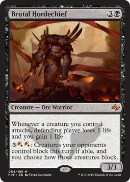 Brutal Hordechief 064 185 Fate Reforged Singles Brutal Hordechief 064 185 Fate Reforged Singles