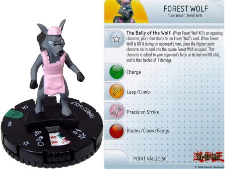 Forest Wolf 010 Yugioh Series Two Heroclix Forest Wolf 010 Yugioh Series Two Heroclix