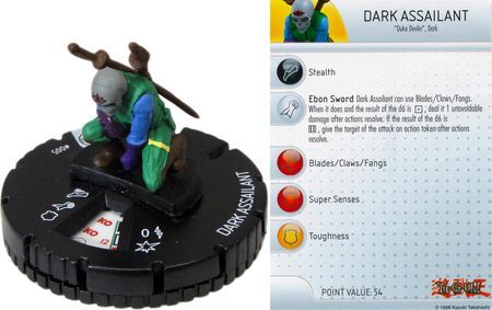 Series 2 HeroClix DARK ASSAILANT #005 Yu-Gi-Oh