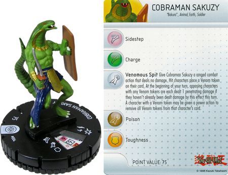Cobraman Sakuzy 004 Yugioh Series Two Heroclix Cobraman Sakuzy 004 Yugioh Series Two Heroclix