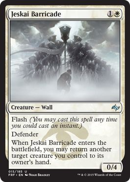 Jeskai Barricade 015 185 Jeskai Barricade 015 185