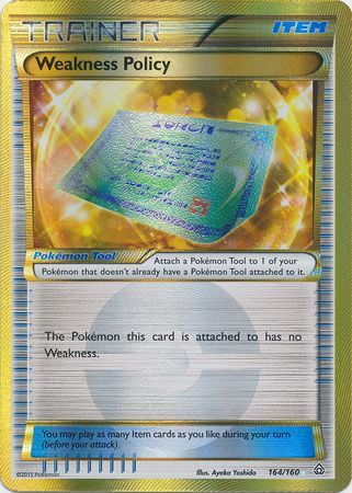 Weakness Policy - 164/160 - Secret Rare - XY: Primal Clash Singles ...