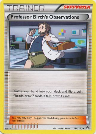 Professor Birch s Observations 134 160 Uncommon XY Primal Clash Singles Professor Birch s Observations 134 160 Uncommon XY Primal Clash Singles