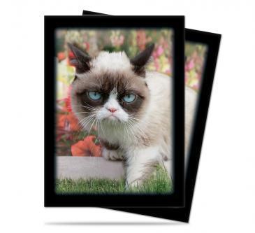 Ultra Pro Grumpy Cat in Flowers 50ct Standard Sized Sleeves UPI 84445 Sleeves Ultra Pro Grumpy Cat in Flowers 50ct Standard Sized Sleeves UPI 84445 Sleeves