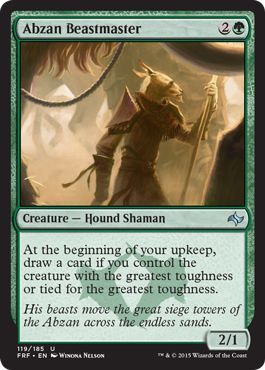 Abzan Beastmaster 119 185 Abzan Beastmaster 119 185