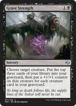 Grave Strength 071 185 Fate Reforged Singles Grave Strength 071 185 Fate Reforged Singles
