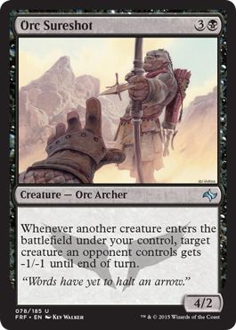 Orc Sureshot 078 185 Fate Reforged Singles Orc Sureshot 078 185 Fate Reforged Singles