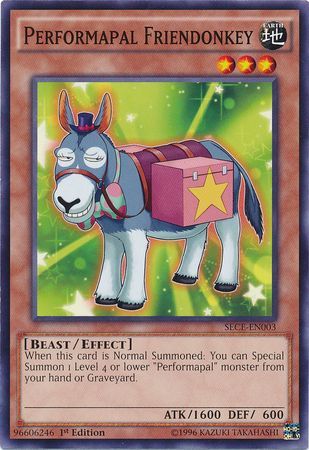 Performapal Friendonkey SECE EN003 Common 1st Edition Secrets of Eternity SECE 1st Edition Singles Performapal Friendonkey SECE EN003 Common 1st Edition Secrets of Eternity SECE 1st Edition Singles