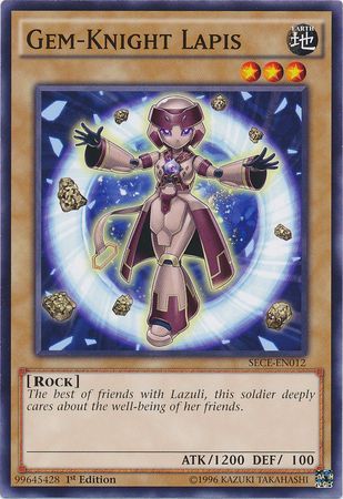 Gem Knight Lapis SECE EN012 Common 1st Edition Secrets of Eternity SECE 1st Edition Singles Gem Knight Lapis SECE EN012 Common 1st Edition Secrets of Eternity SECE 1st Edition Singles