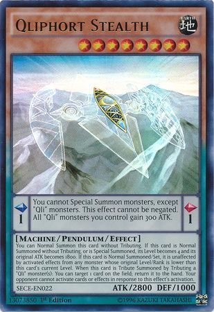 Qliphort Stealth SECE EN022 Ultra Rare 1st Edition Secrets of Eternity SECE 1st Edition Singles Qliphort Stealth SECE EN022 Ultra Rare 1st Edition Secrets of Eternity SECE 1st Edition Singles