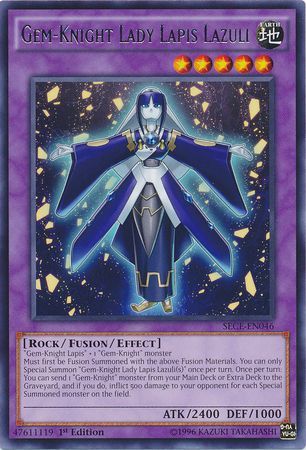 Gem Knight Lady Lapis Lazuli SECE EN046 Rare 1st Edition Secrets of Eternity SECE 1st Edition Singles Gem Knight Lady Lapis Lazuli SECE EN046 Rare 1st Edition Secrets of Eternity SECE 1st Edition Singles