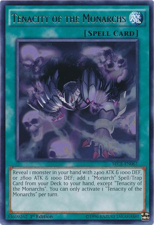 Tenacity of the Monarchs SECE EN061 Rare 1st Edition Tenacity of the Monarchs SECE EN061 Rare 1st Edition