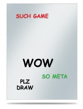 Ultra Pro Memes WOW 50ct Standard Sized Printed Sleeve Covers UP84380 Sleeves Ultra Pro Memes WOW 50ct Standard Sized Printed Sleeve Covers UP84380 Sleeves