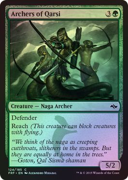 Archers of Qarsi 124 185 Foil Fate Reforged Foil Singles Archers of Qarsi 124 185 Foil Fate Reforged Foil Singles