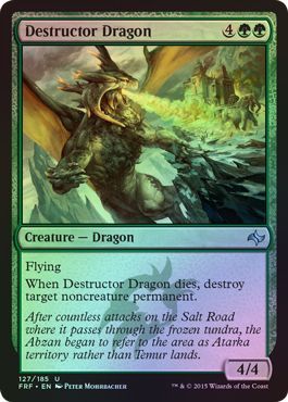 Destructor Dragon 127 185 Foil Destructor Dragon 127 185 Foil