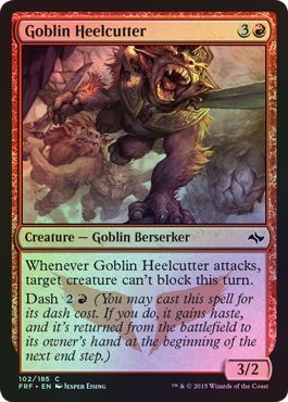 Goblin Heelcutter 102 185 Foil Goblin Heelcutter 102 185 Foil