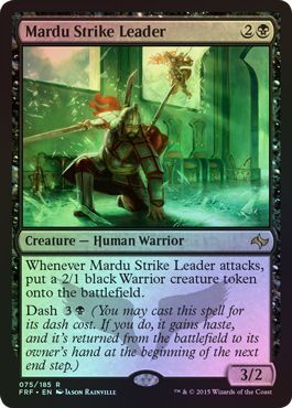 Mardu Strike Leader 075 185 Foil Fate Reforged Foil Singles Mardu Strike Leader 075 185 Foil Fate Reforged Foil Singles
