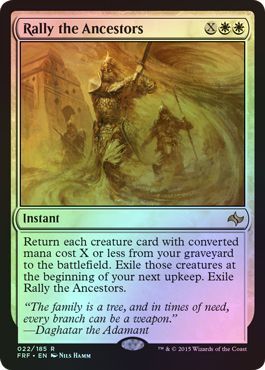 Rally the Ancestors 022 185 Foil Fate Reforged Foil Singles Rally the Ancestors 022 185 Foil Fate Reforged Foil Singles