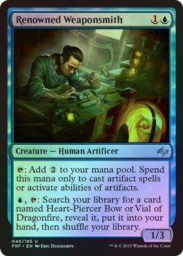 Renowned Weaponsmith 048 185 Foil Fate Reforged Foil Singles Renowned Weaponsmith 048 185 Foil Fate Reforged Foil Singles