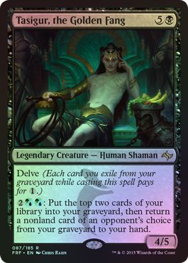 Tasigur the Golden Fang 087 185 Foil Tasigur the Golden Fang 087 185 Foil