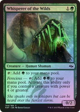 Whisperer of the Wilds 144 185 Foil Fate Reforged Foil Singles Whisperer of the Wilds 144 185 Foil Fate Reforged Foil Singles