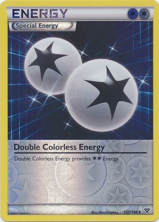 Double Colorless Energy 130/146 XY Base Set REVERSE HOLO PERFECT MINT Pokemon