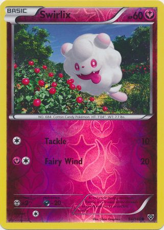 Swirlix 94 146 Common Reverse Holo XY Base Set Reverse Holo Singles Swirlix 94 146 Common Reverse Holo XY Base Set Reverse Holo Singles