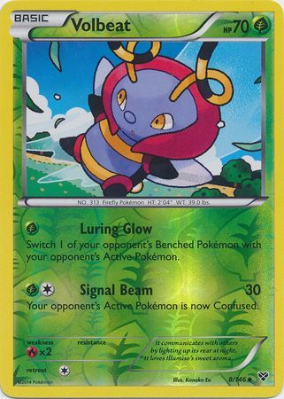 Volbeat 8 146 Uncommon Reverse Holo XY Base Set Reverse Holo Singles Volbeat 8 146 Uncommon Reverse Holo XY Base Set Reverse Holo Singles