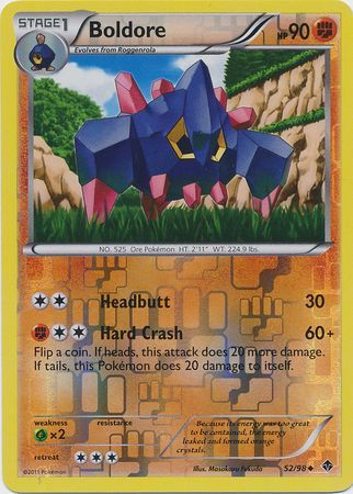 Boldore 52 98 Uncommon Reverse Holo Boldore 52 98 Uncommon Reverse Holo