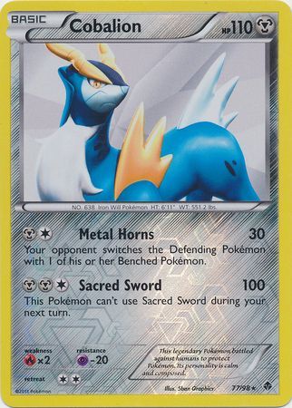 Cobalion 77 98 Holo Rare Reverse Holo Black White 2 Emerging Powers Reverse Holo Singles Cobalion 77 98 Holo Rare Reverse Holo Black White 2 Emerging Powers Reverse Holo Singles