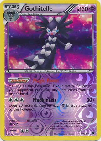 Gothitelle 47 98 Holo Rare Reverse Holo Gothitelle 47 98 Holo Rare Reverse Holo