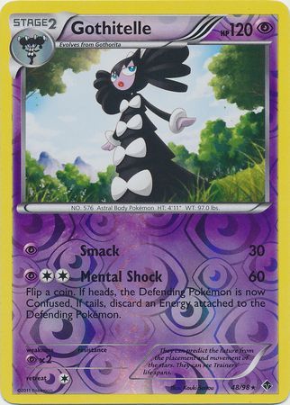 Gothitelle 48 98 Rare Reverse Holo Gothitelle 48 98 Rare Reverse Holo
