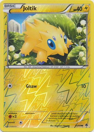 Joltik 33 98 Common Reverse Holo Black White 2 Emerging Powers Reverse Holo Singles Joltik 33 98 Common Reverse Holo Black White 2 Emerging Powers Reverse Holo Singles