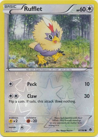 Rufflet 87 98 Common Reverse Holo Black White 2 Emerging Powers Reverse Holo Singles Rufflet 87 98 Common Reverse Holo Black White 2 Emerging Powers Reverse Holo Singles