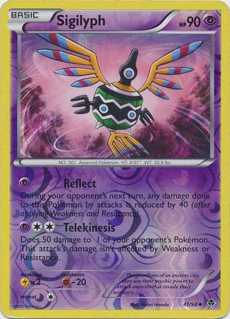 Sigilyph 41 98 Uncommon Reverse Holo Black White 2 Emerging Powers Reverse Holo Singles Sigilyph 41 98 Uncommon Reverse Holo Black White 2 Emerging Powers Reverse Holo Singles