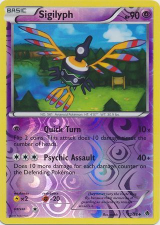 Sigilyph 42 98 Uncommon Reverse Holo Black White 2 Emerging Powers Reverse Holo Singles Sigilyph 42 98 Uncommon Reverse Holo Black White 2 Emerging Powers Reverse Holo Singles