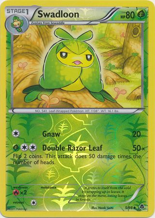 Swadloon 5 98 Uncommon Reverse Holo Swadloon 5 98 Uncommon Reverse Holo