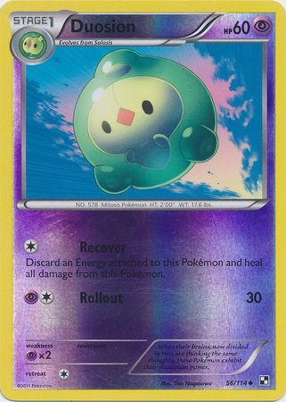 Duosion 56 114 Uncommon Reverse Holo Black White 1 Base Set Reverse Holo Singles Duosion 56 114 Uncommon Reverse Holo Black White 1 Base Set Reverse Holo Singles