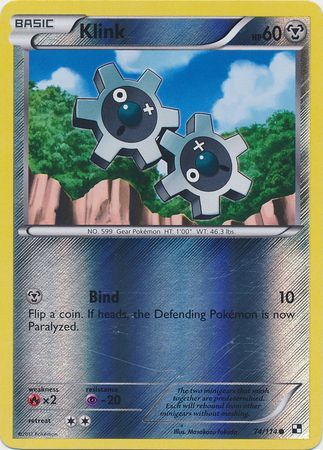 Klink 74 114 Common Reverse Holo Black White 1 Base Set Reverse Holo Singles Klink 74 114 Common Reverse Holo Black White 1 Base Set Reverse Holo Singles