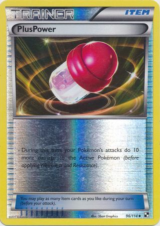 4X Base Set Unlimited PlusPower 84/102 Trainer Set Pokemon Trading Card 
