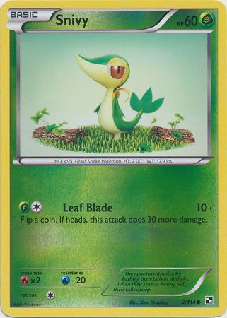 Snivy 2 114 Common Reverse Holo Black White 1 Base Set Reverse Holo Singles Snivy 2 114 Common Reverse Holo Black White 1 Base Set Reverse Holo Singles