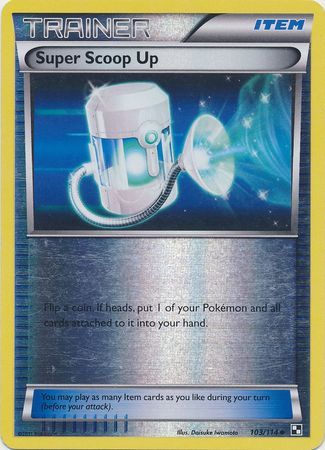 Details about   Pokemon Card Excellent Super Scoop Up Reverse Black and White 103/114 