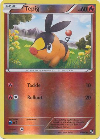 Tepig 15 114 Common Reverse Holo Black White 1 Base Set Reverse Holo Singles Tepig 15 114 Common Reverse Holo Black White 1 Base Set Reverse Holo Singles