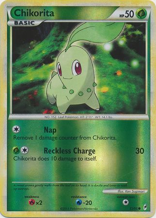 Chikorita 53 95 Common Reverse Holo Call of Legends Reverse Holo Singles Chikorita 53 95 Common Reverse Holo Call of Legends Reverse Holo Singles