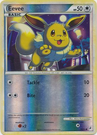 EEVEE 101/149 Non-Holo Common Sun & Moon Pokemon Card Near Mint