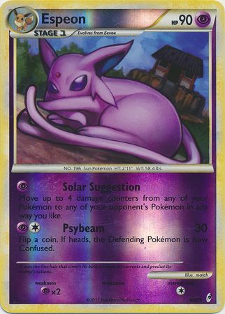 Eevee # 62/100 | RARE Platinum Reverse Holo Card - Pokemon TGC