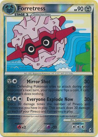 Forretress 5 95 Holo Rare Reverse Holo Forretress 5 95 Holo Rare Reverse Holo